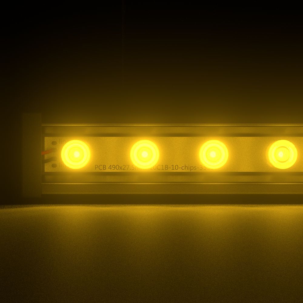 Светодиодный светильник PromLed Барокко 20 1000мм Оптик Янтарный 15° Светодиодные архитектурные светильники
