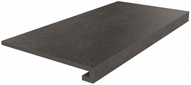 Керамическая плитка Керамин Керама Марацци Про Стоун DD600700R-GCF Чёрная Ступень клееная 33х60