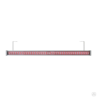 Светодиодный светильник PromLed Барокко 30 1000мм Оптик Красный 25° Светодиодные архитектурные светильники #1