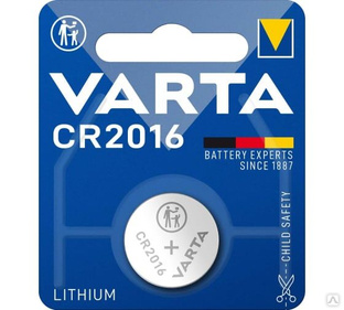 Элемент питания CR 2016 Varta Electronics BL-1 