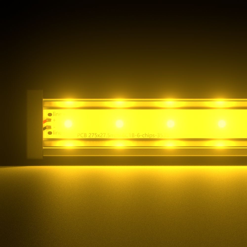 Светодиодный светильник PromLed Барокко 12 300мм Янтарный Прозрачный Светодиодные архитектурные светильники