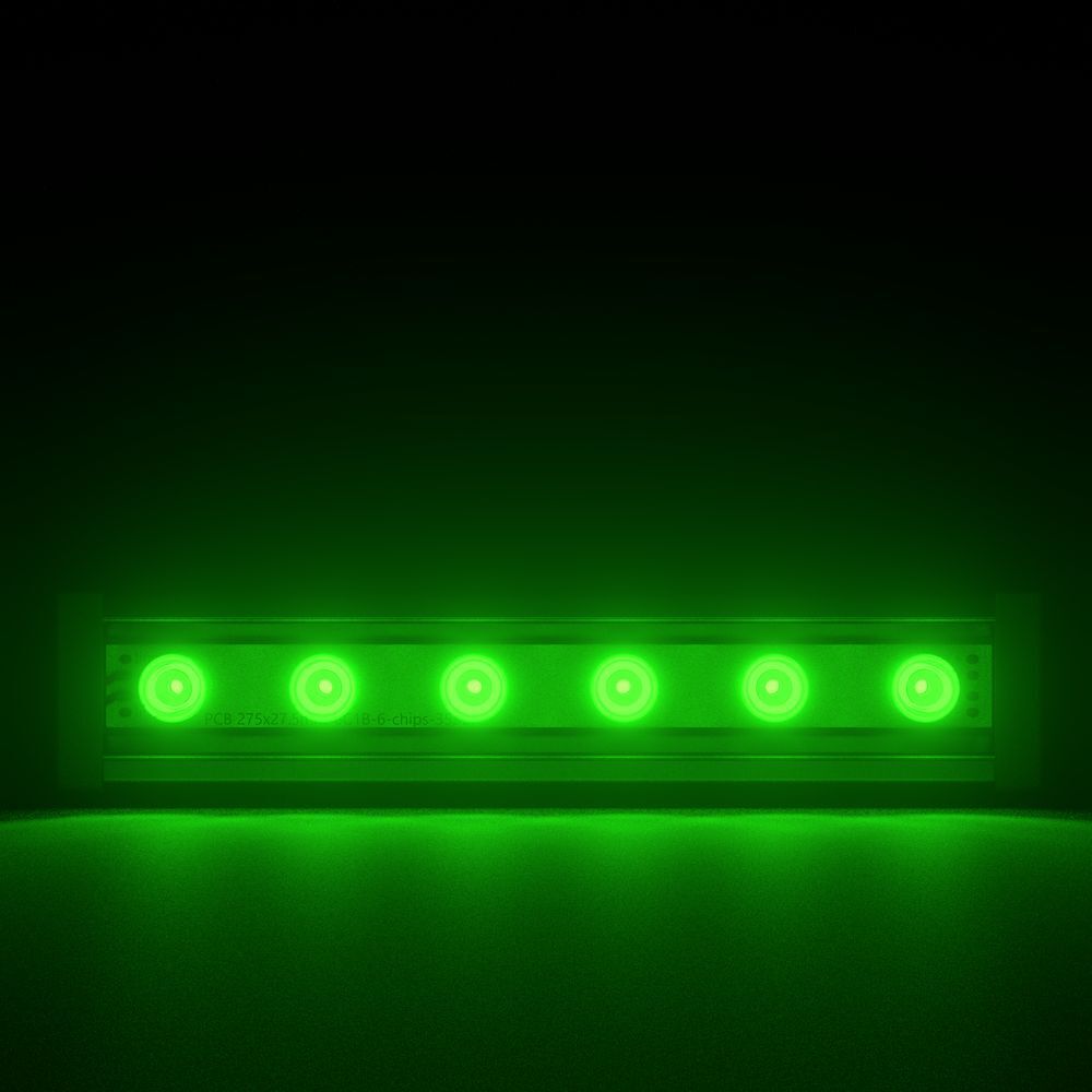 Светодиодный светильник PromLed Барокко 6 300мм Оптик Зеленый 10° Светодиодные архитектурные светильники 4