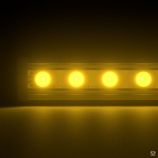 Светодиодный светильник PromLed Барокко 12 300мм Оптик Янтарный 10° Светодиодные архитектурные светильники #1