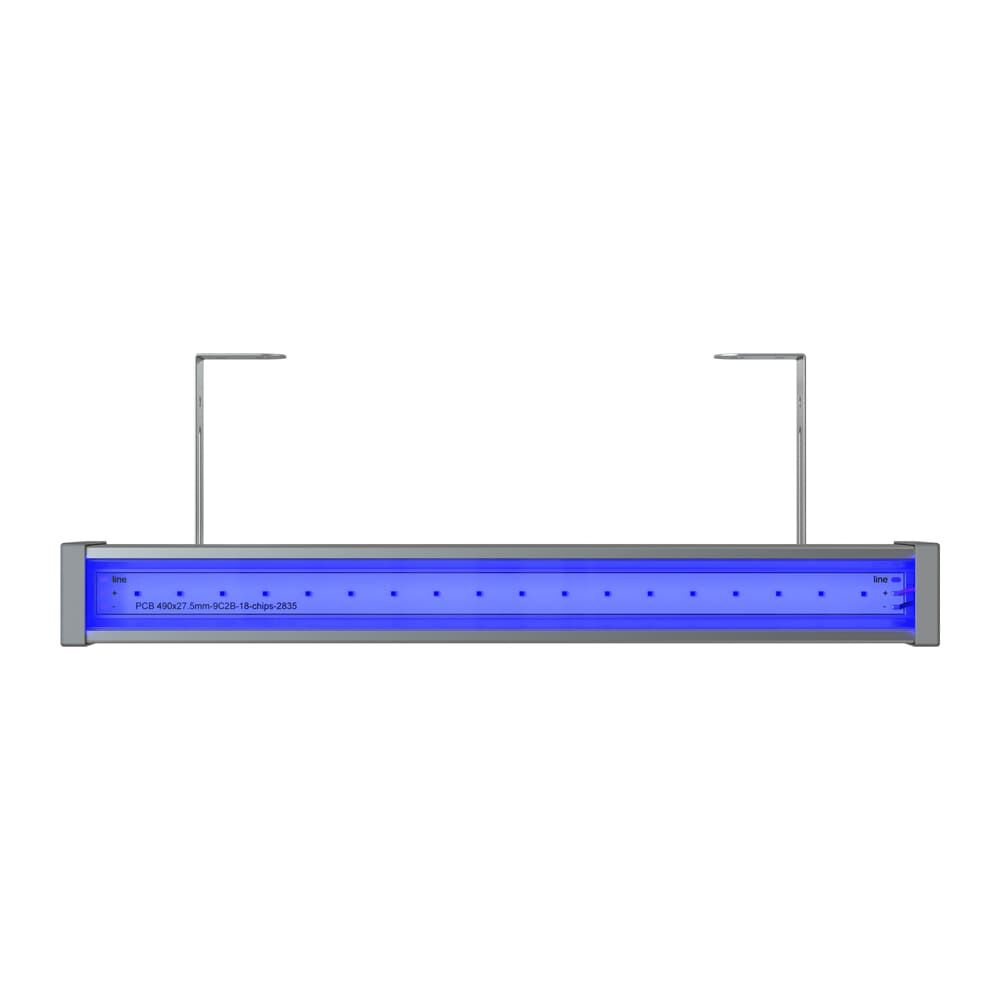Светодиодный светильник PromLed Барокко 10 500мм Синий Прозрачный Светодиодные архитектурные светильники