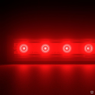 Светодиодный светильник PromLed Барокко 8 500мм Оптик Красный 90° Светодиодные архитектурные светильники #1