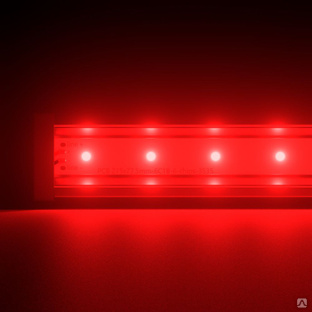Светодиодный светильник PromLed Барокко 18 600мм Красный Прозрачный Светодиодные архитектурные светильники #1