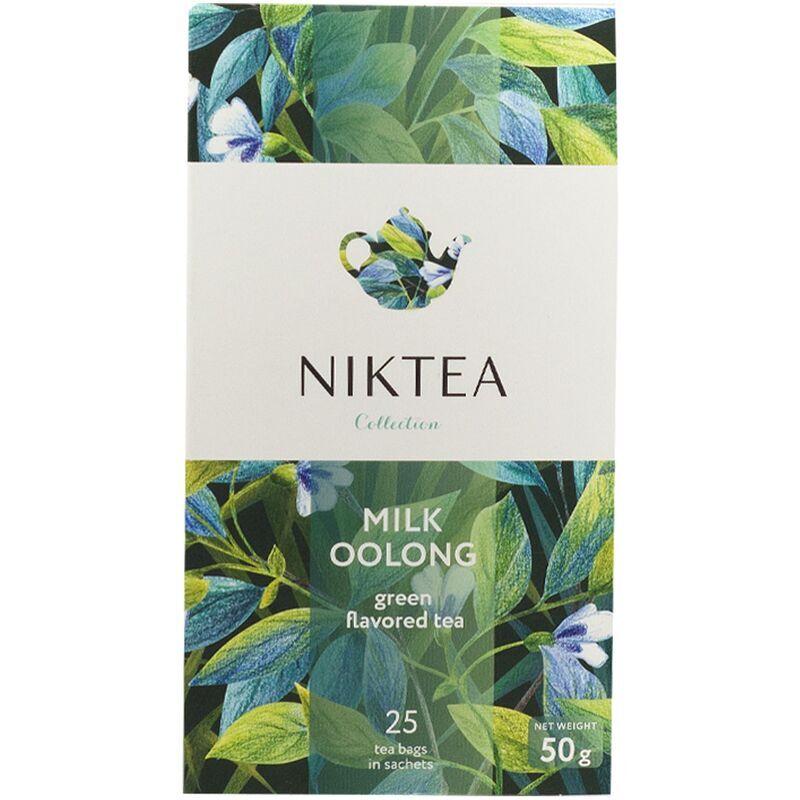 Чай зеленый Niktea Milk Oolong 25 пакетиков