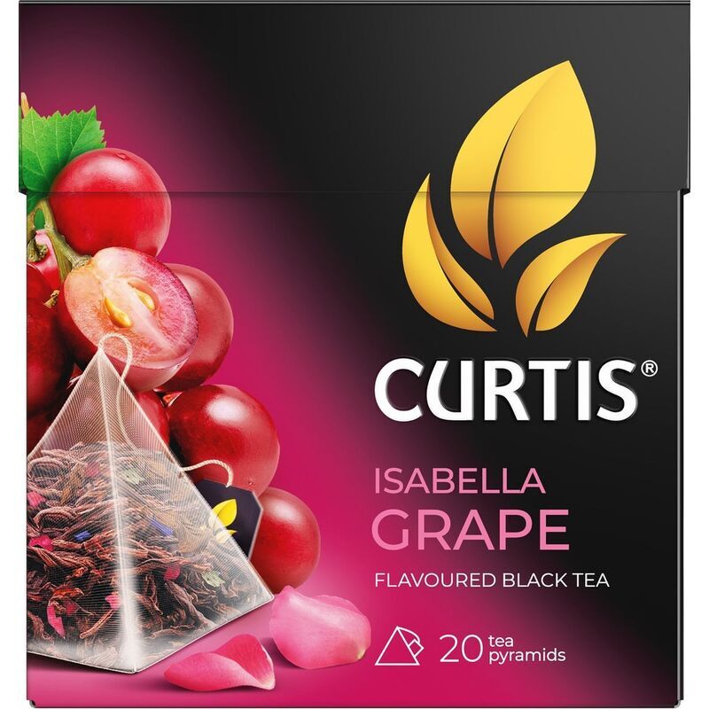 Чай черный Curtis Isabella Grape 20 пирамидок (виноград)