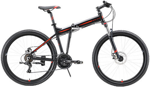 Велосипед повышенной проходимости Stark Cobra 26.2 D, рама 18'', черный/красный/черный (HQ-0010136) Cobra 26.2 D рама 18