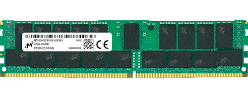Оперативная память Micron DDR4 32GB 3200 MHz ECC Registered (MTA36ASF4G72PZ-3G2)
