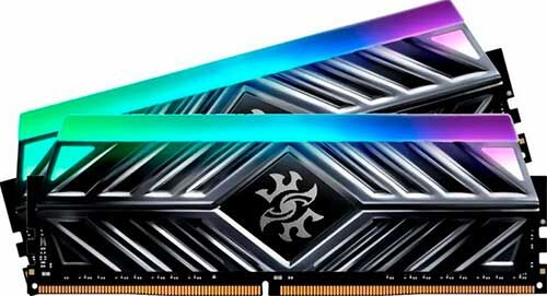 Оперативная память ADATA DDR4 32GB (2x16GB) 3200MHz XPG SPECTRIX D41 RGB (AX4U320016G16A-DT41)