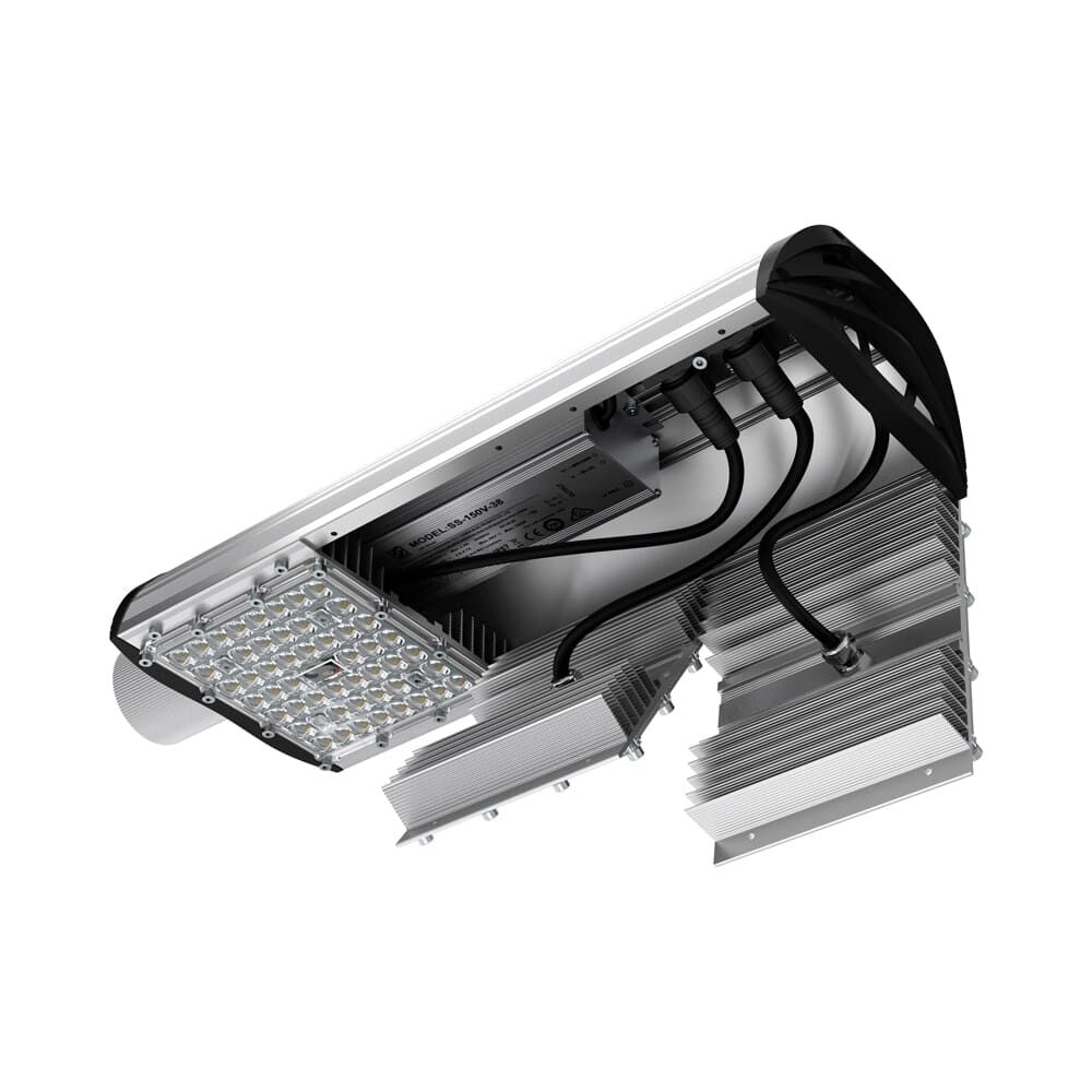 Светодиодный светильник PromLed Магистраль v3.0 Мультилинза 150 Экстра 5000К 155×70° Уличное освещение