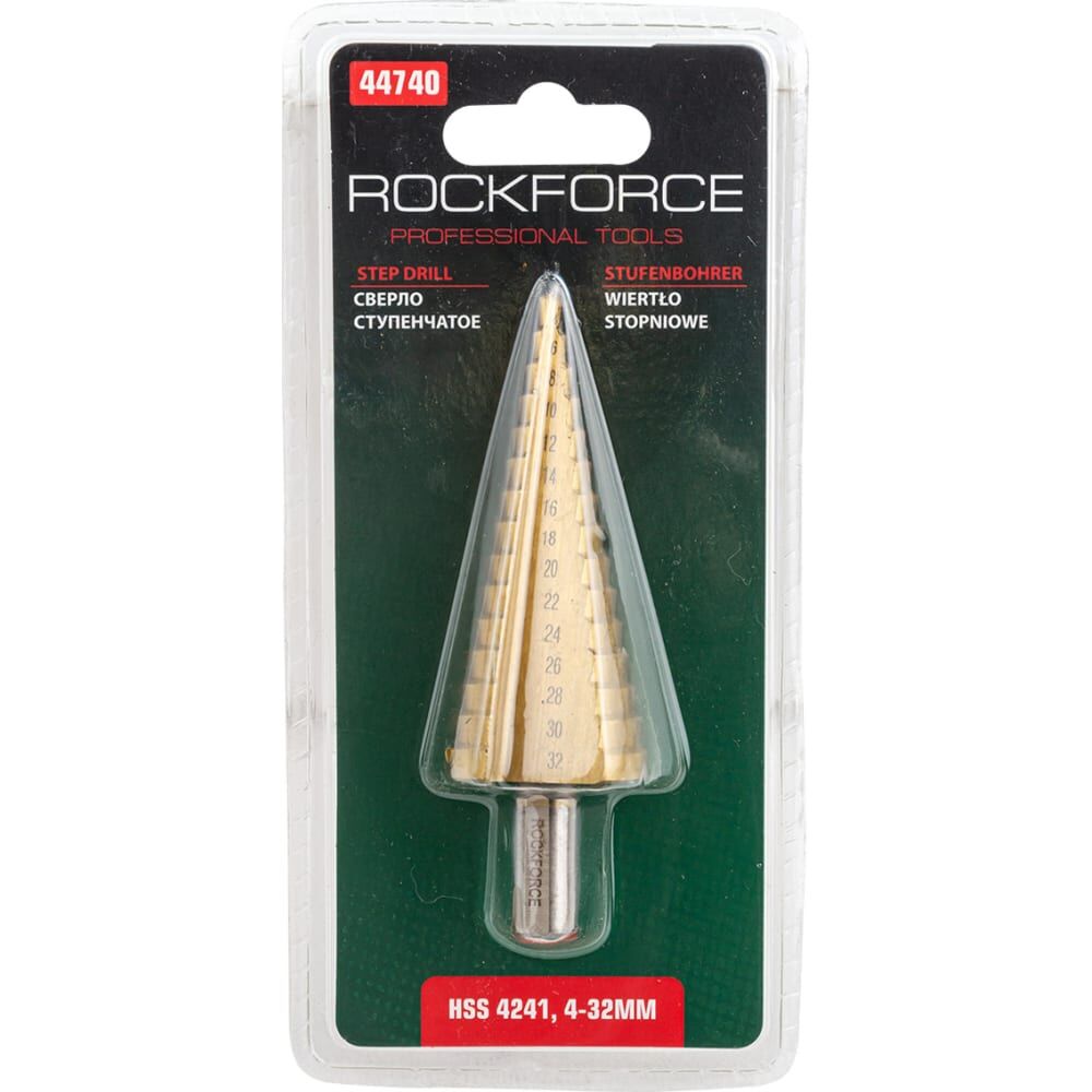 Ступенчатое сверло Rockforce RF-44740
