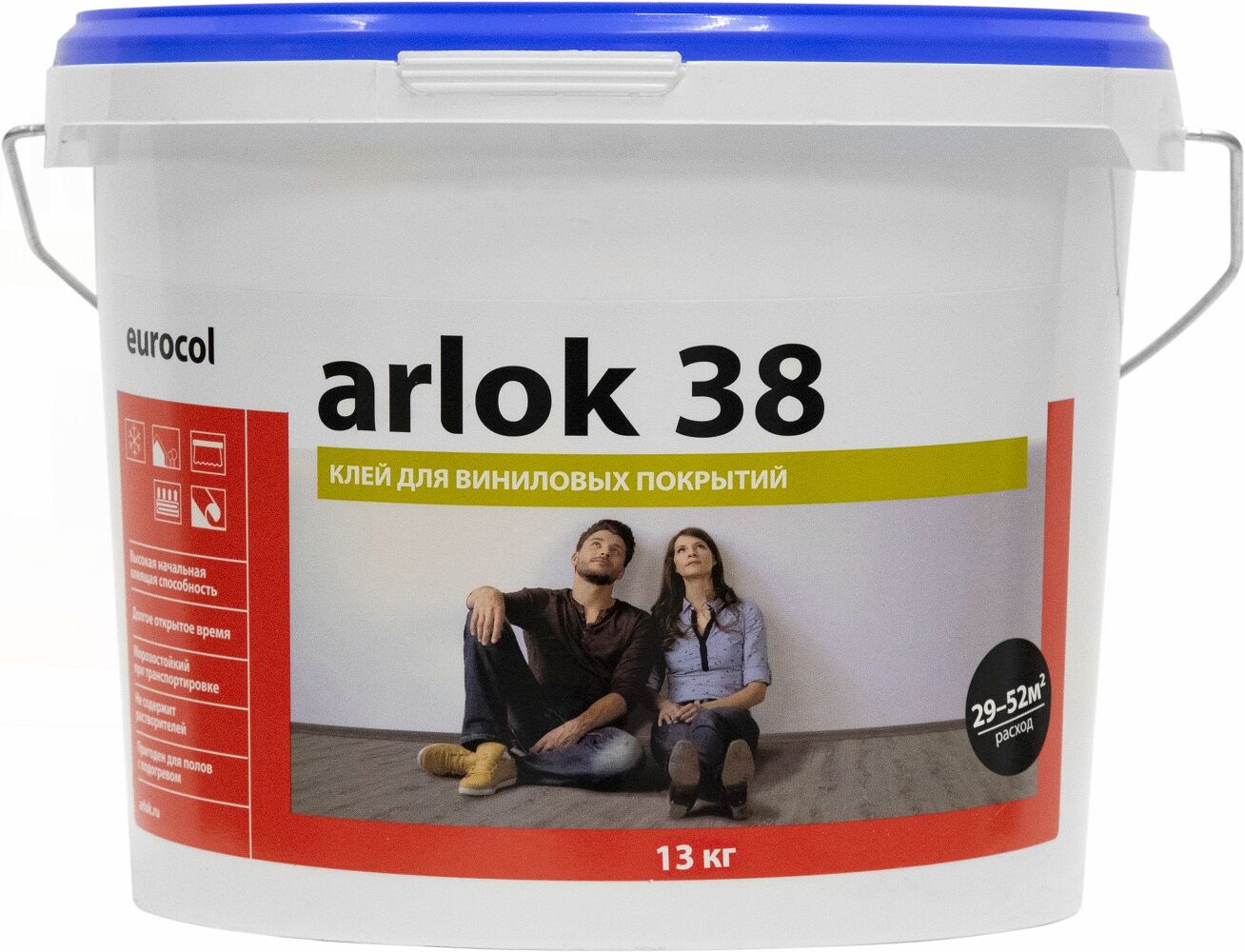 Клей для гибких напольных покрытий EUROCOL Arlok 38