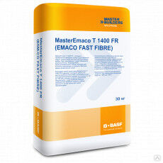 Ремотная смесь MasterEmaco T 1400 FR W(EMACO FAST FIBRE W) Наливной тип 