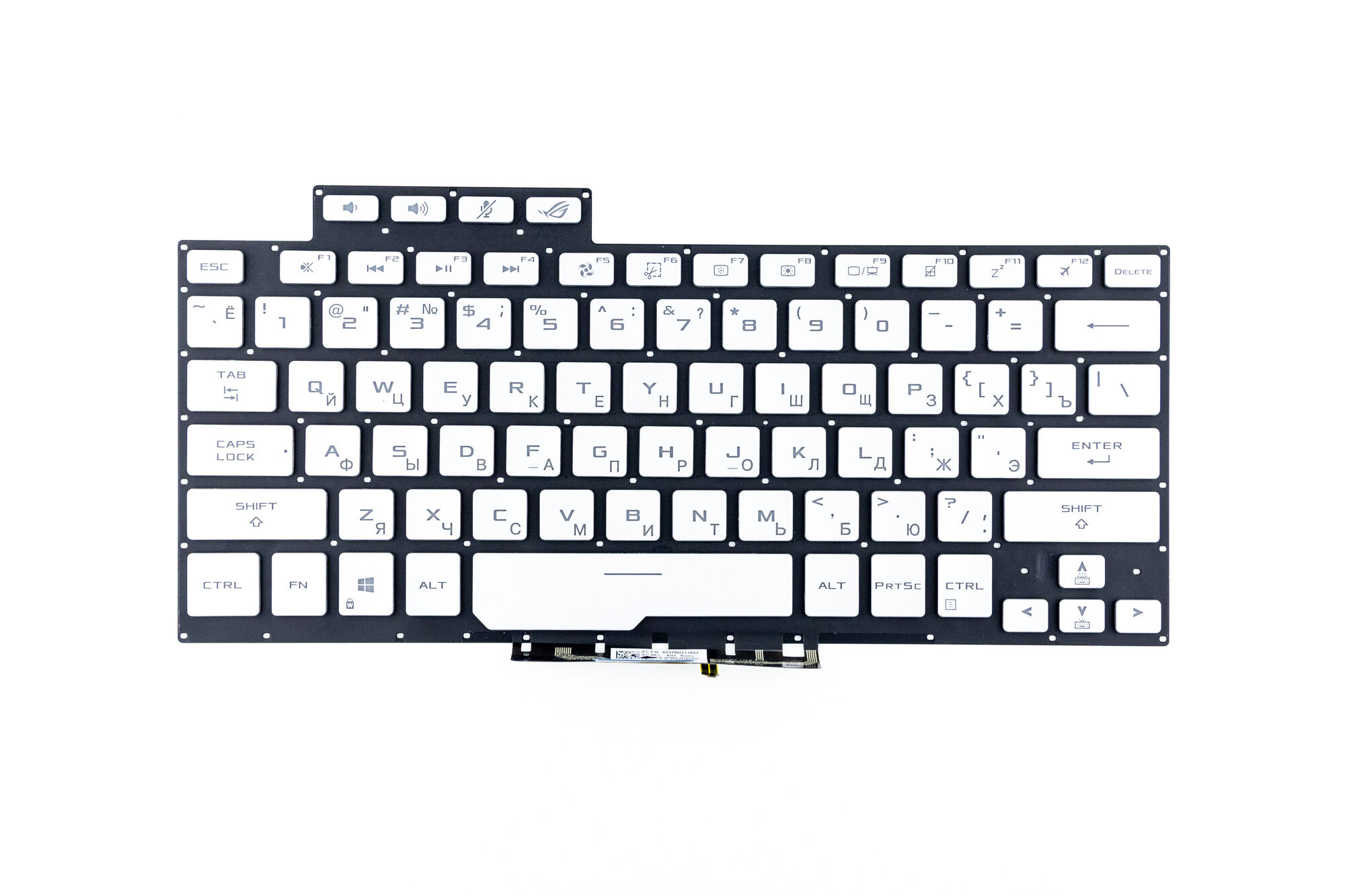 Клавиатура для Asus GA401IU GA401IH серебро с подсветкой p/n: 0KNR0-2615RU00