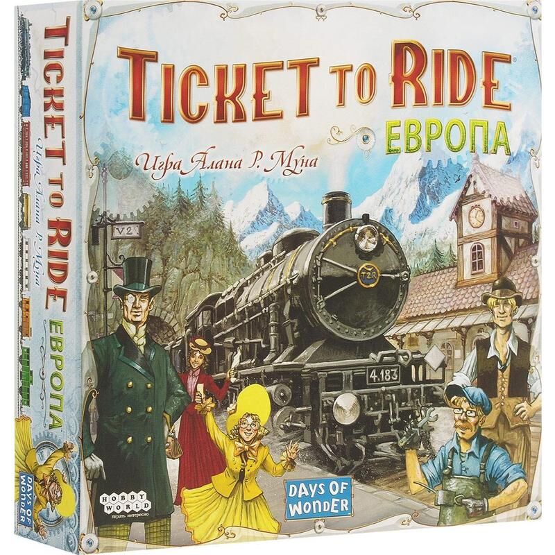 Настольная игра Ticket to Ride: Европа Hobby World
