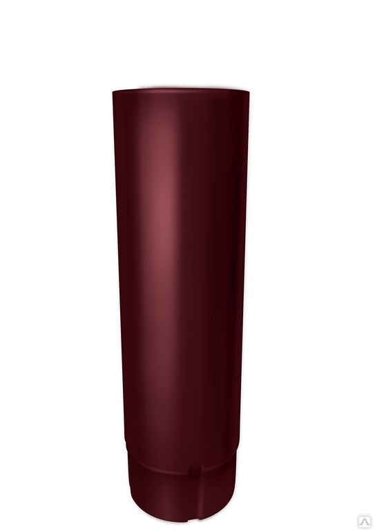 Труба водосточная круглая Optima 125/90 мм 3 м RAL 3005 красное вино