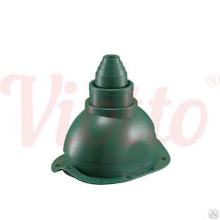 Антенный выход Viotto для металлочерепицы зеленый мох RAL 6005 