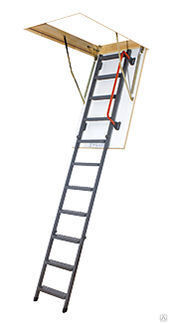 Лестница складная металлическая LMK 70х140/305