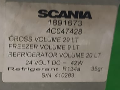 Холодильник Скания 5 серия штатный 1891673, 2540272 AC047428. 29LT-9LT-20LT, 24v-42w, R134a 35gr sn 410283