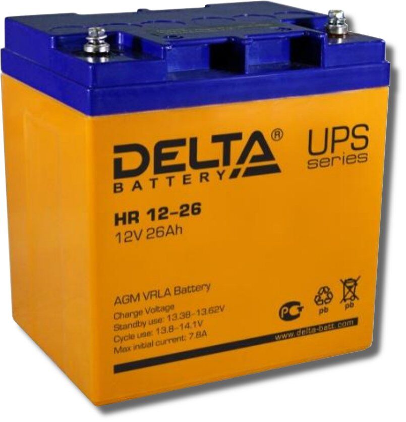 Аккумуляторная батарея Delta HR 12-26 (12V 18Ah)