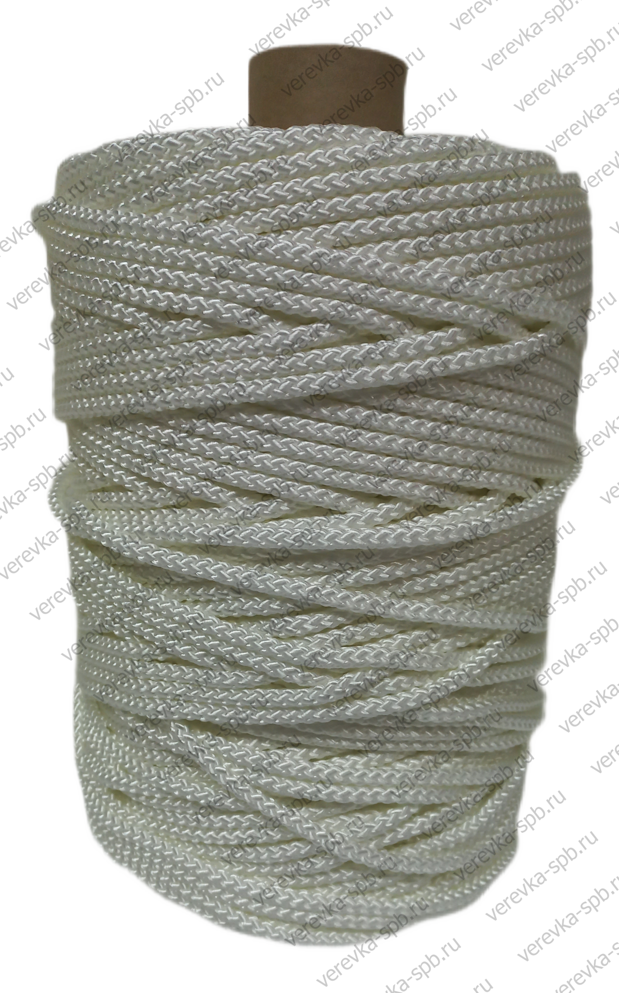 Шнур 6 мм, 200 м, плетеный полиэфирный , нагрузка 620 кгс (полиэстр)