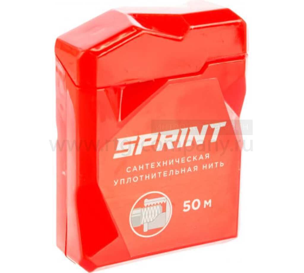 Нить для герметизации резьбы "Sprint" 50м бокс+50м катушка (Россия)