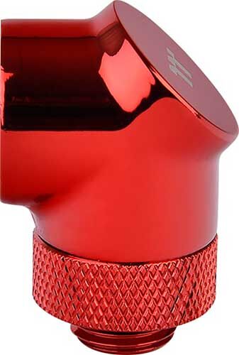 Фитинги Thermaltake CL-W052-CU00RE-A Pacific G1/4 90 Degree Adapter [CL-W052-CU00RE-A] - Red
