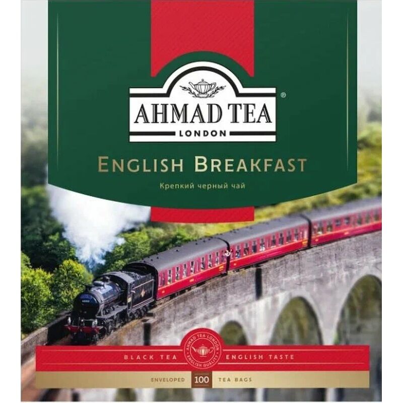 Чай черный Ahmad Tea English Breakfast 100 пакетиков