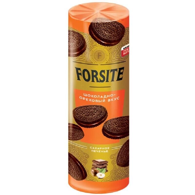 Печенье сахарное FORSITE шоколадно-ореховое 220 г NoName