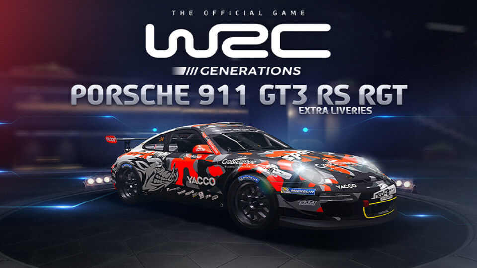 Игра для ПК Nacon WRC Generations - Porsche 911 GT3 RS RGT Extra liveries