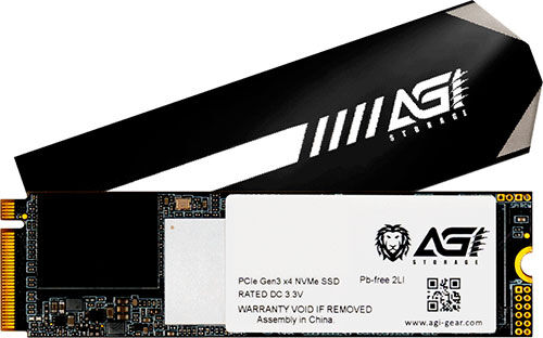 SSD накопитель AGI M.2 AI218 2000 Гб PCIe (AGI2T0GIMAI218)