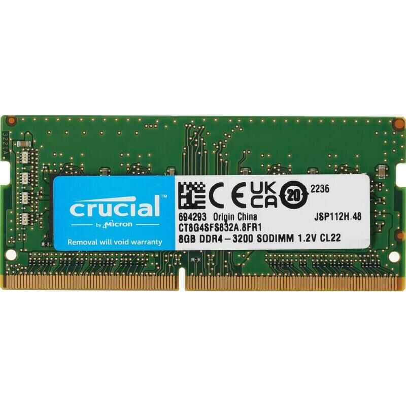 Оперативная память Crucial 8 ГБ CT8G4SFS832A (SO-DIMM DDR4)
