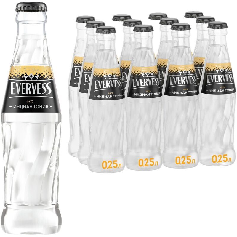 Напиток газированный Evervess Tonic 0.25 л (12 штук в упаковке)