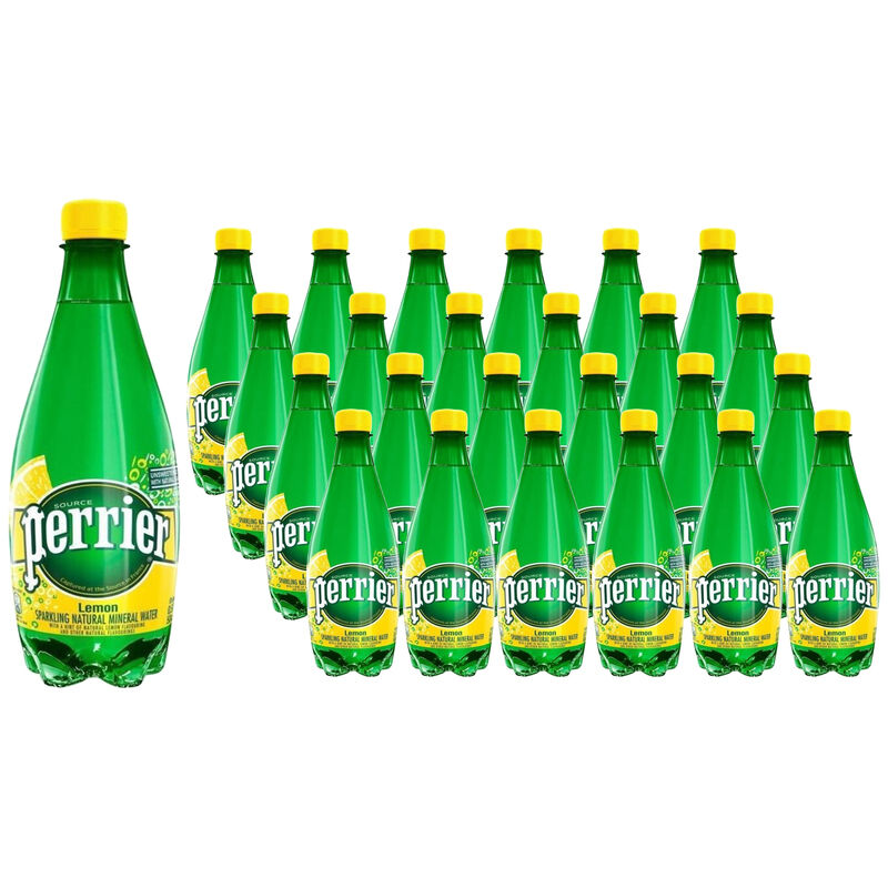 Напиток сильногазированный Perrier лимон 0.5 л (24 штуки в упаковке)