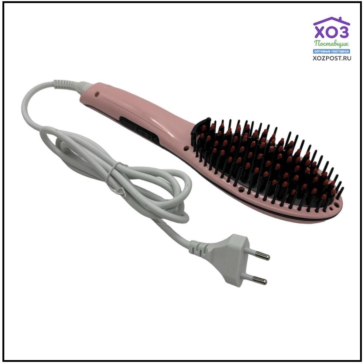 Расческа - выпрямитель fast hair straightener hqt-906