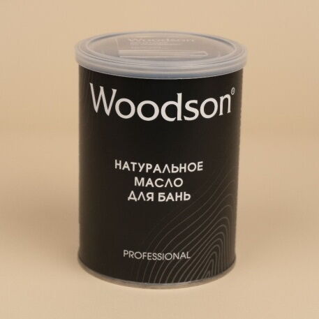Масло для защиты древесины для бани и сауны WoodSon, 0,8 л