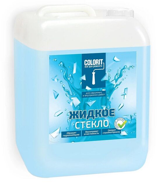 Жидкое Стекло 4,0 кг (канистра) COLORIT Bio