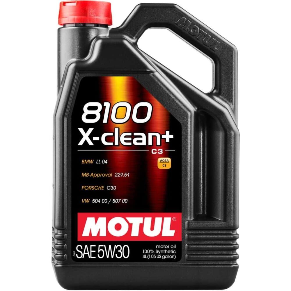 Моторное масло MOTUL 8100 X-CLEAN + 5W30 4 л 111859