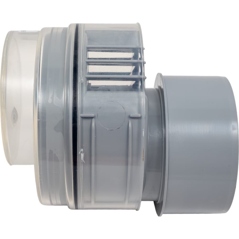 Канализационный воздушный клапан McAlpine ф110 с прозрачной крышкой с глад. оконч. MRAA1PS-CLEAR