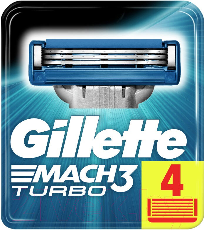 Набор сменных кассет Gillette Mach3 Turbo 1
