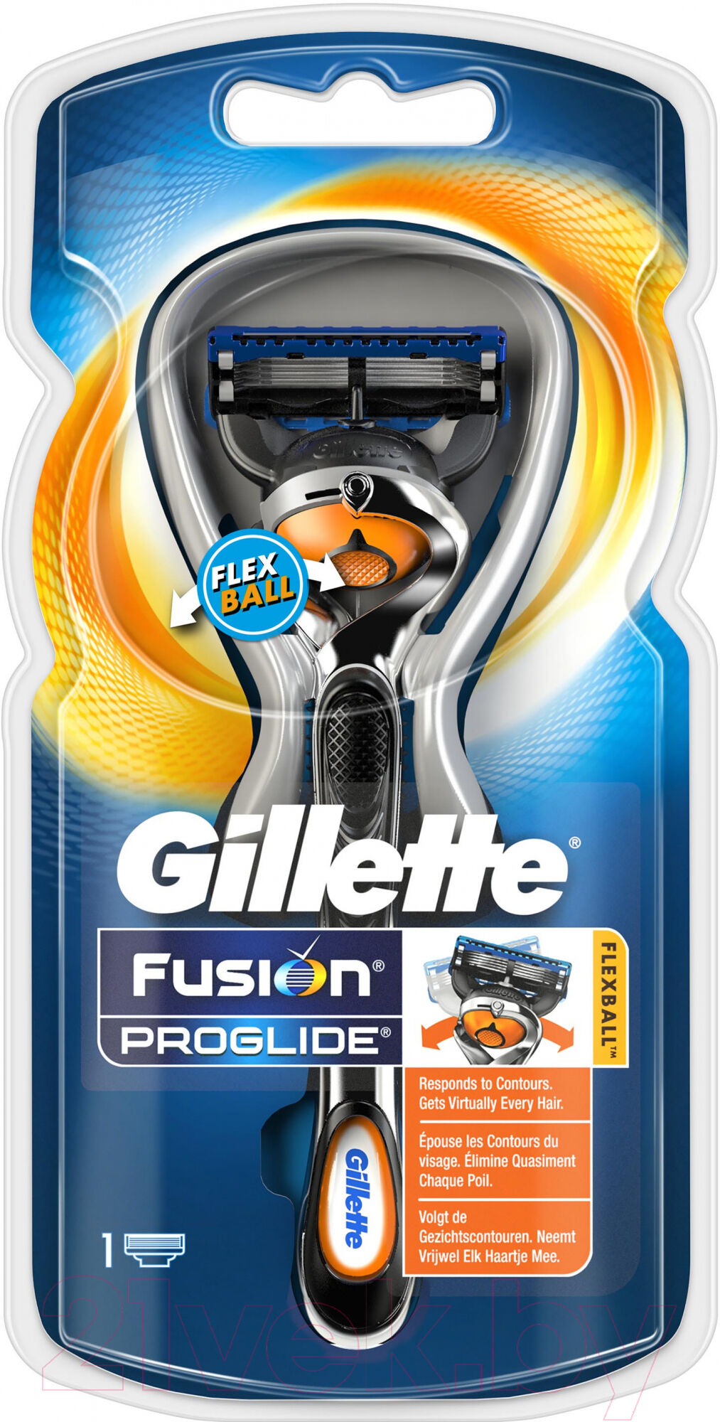 Бритвенный станок Gillette Fusion ProGlide Flexball 1