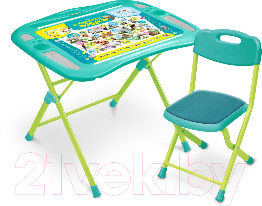 Комплект мебели с детским столом Ника NKP1/4 Пушистая азбука