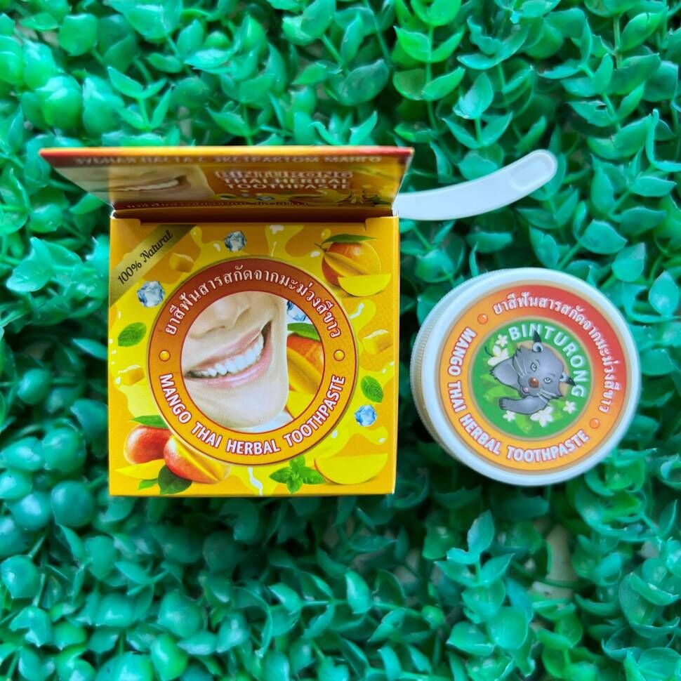Круглая зубная Паста с Экстрактом манго Binturong, 33г