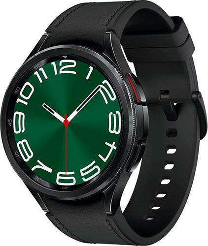 Смарт-часы Samsung Galaxy Watch 6 Classic, LTE, 47 мм, 1.5'', AMOLED, корпус черный, ремешок черный (SM-R965FZKACA) Gala