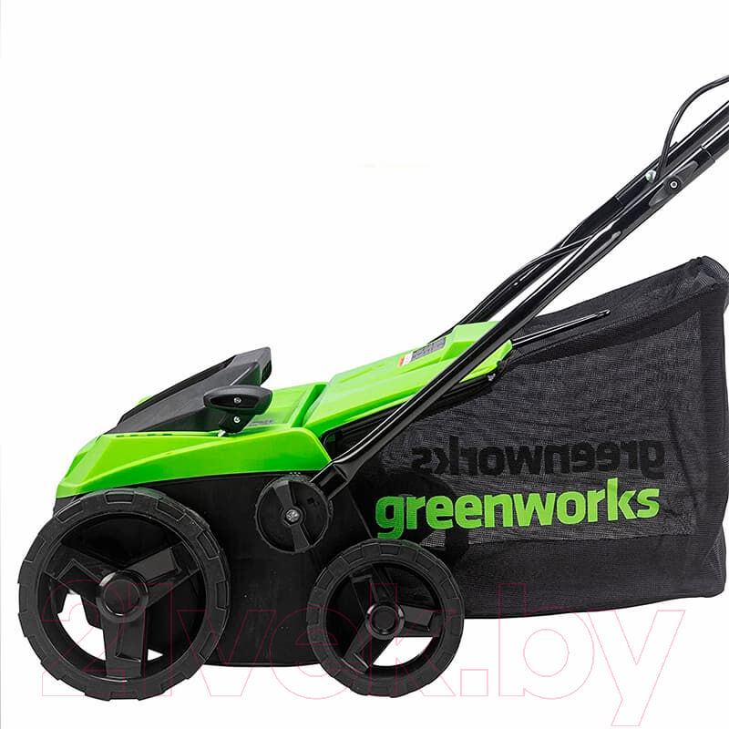 Аэратор-скарификатор для газона Greenworks 1600W 36см / 2515507 5