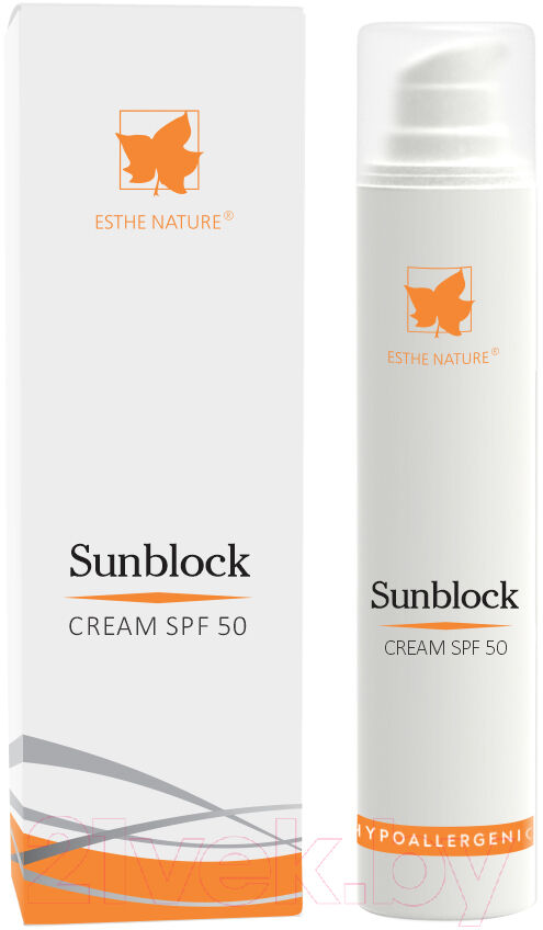Крем солнцезащитный Esthe Nature Sunblock Водостойкий SPF50 1