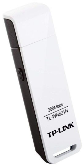 Сетевой адаптер TP-LINK WiFi TL-WN821N N300 USB 2.0 (ант.внутр.)