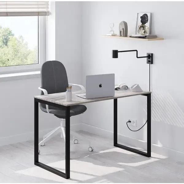 Компьютерный стол Weldwood Flat 120x75x60 см металл цвет светло-серый